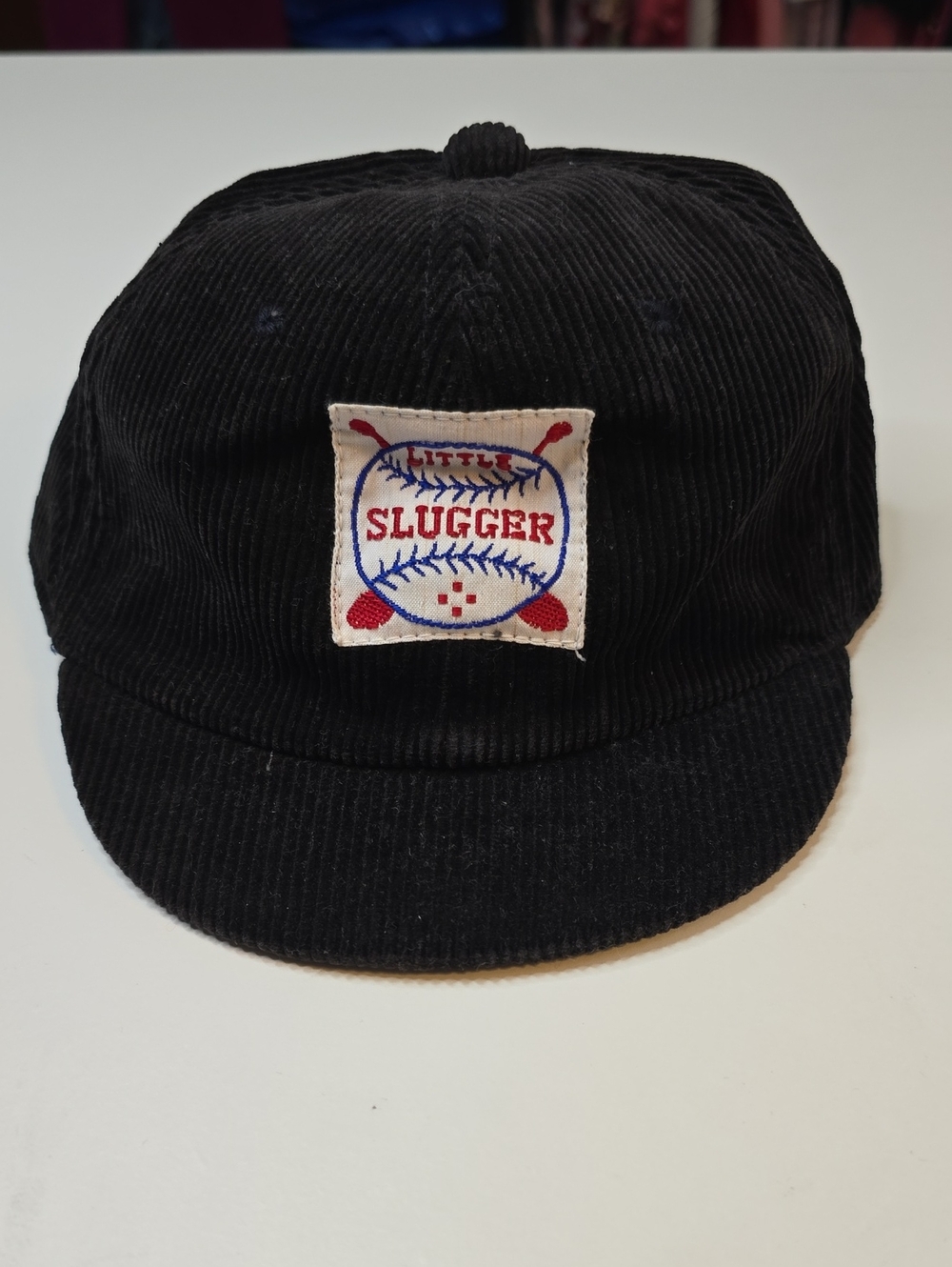 Vintage Black Corduroy Cap